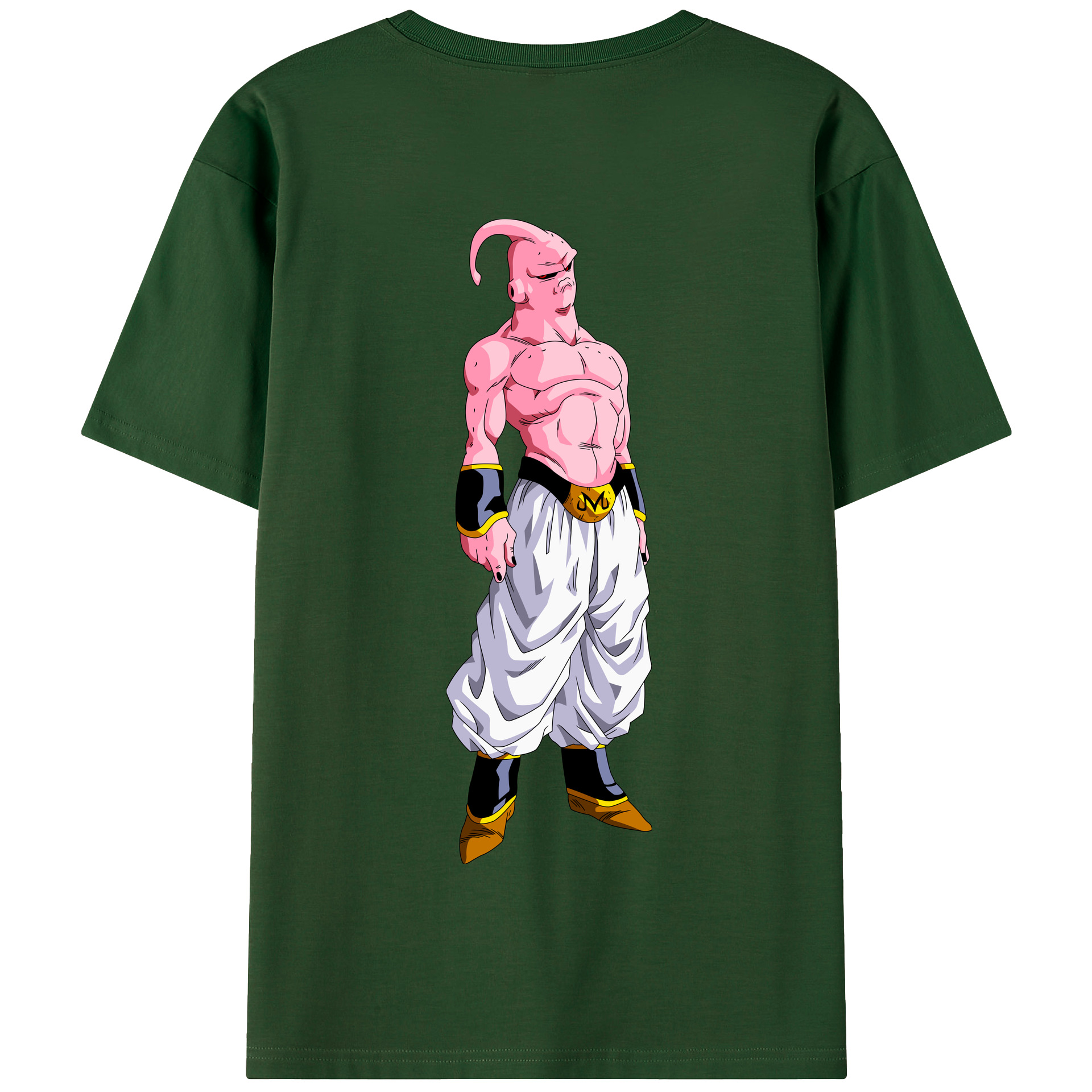（画像用） ドラゴンボール 魔人ブウ DRAGON BALL Majin Buu 綿100％半袖Tシャツ（背面プリント）